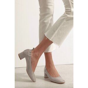 Everlane Women's Taupe The Italian Day Heel Patent Leather Sz 7.5